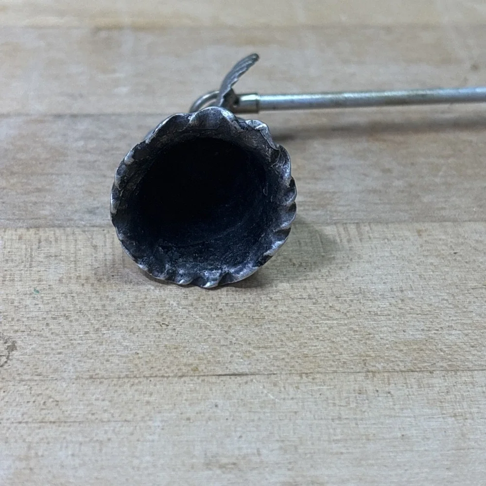Vintage Pewter Angel Candle Snuffer 9